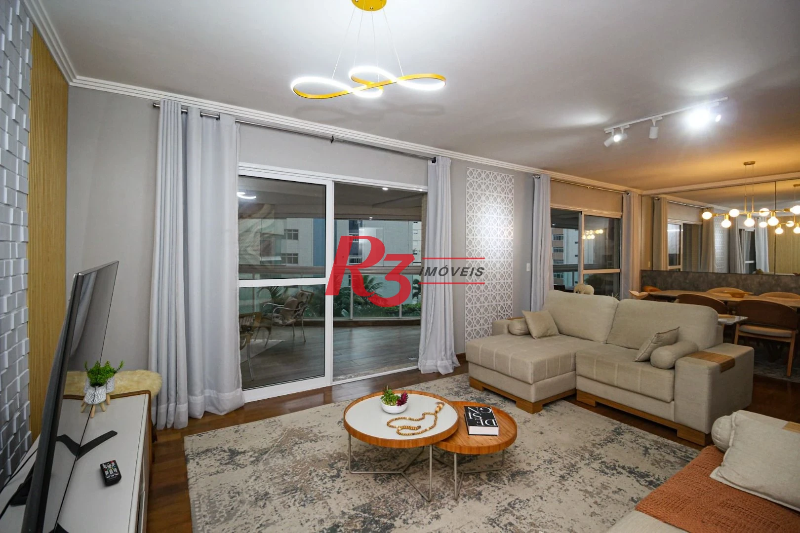 Apartamento com 4 dormitórios à venda, 204 m² por R$ 2.500.000,00 - Boqueirão - Santos/SP