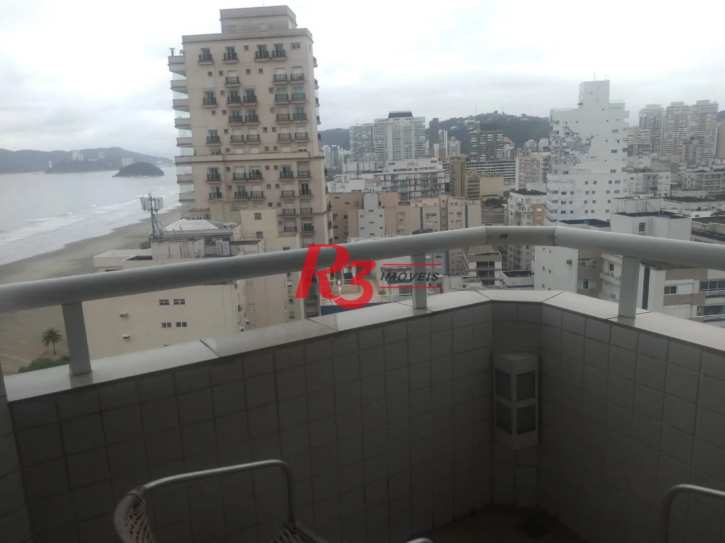 Flat com 1 dormitório à venda, 45 m² por R$ 515.000,00 - Boqueirão - Santos/SP