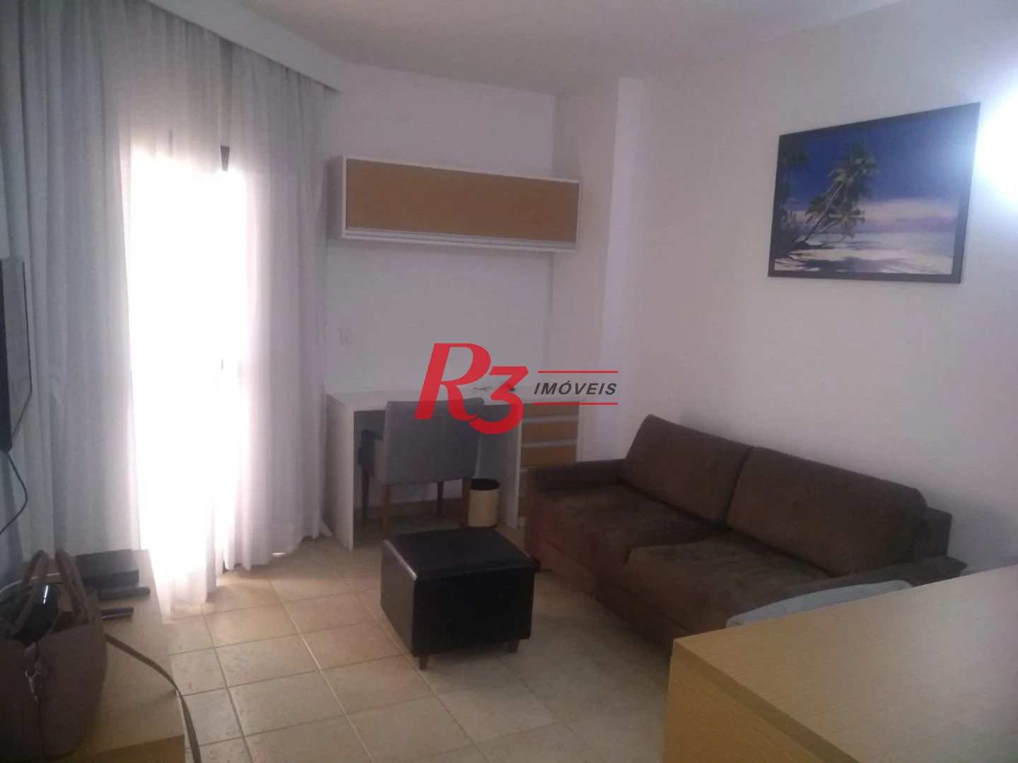 Flat com 1 dormitório à venda, 45 m² por R$ 515.000,00 - Boqueirão - Santos/SP
