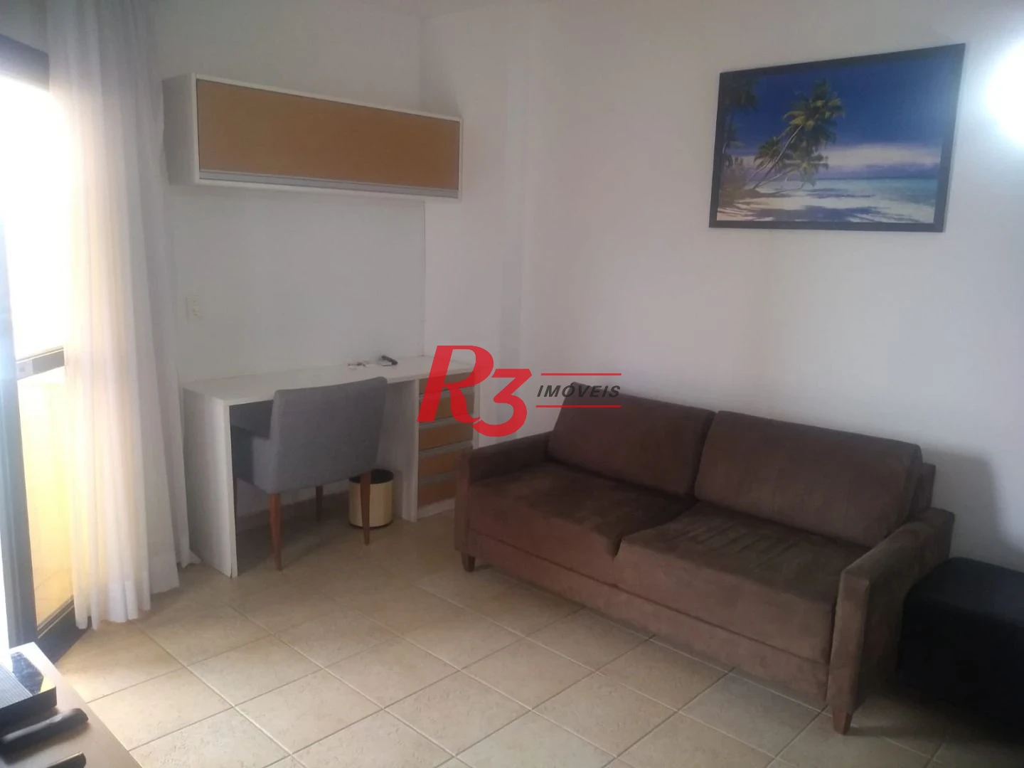 Flat com 1 dormitório à venda, 45 m² por R$ 515.000,00 - Boqueirão - Santos/SP