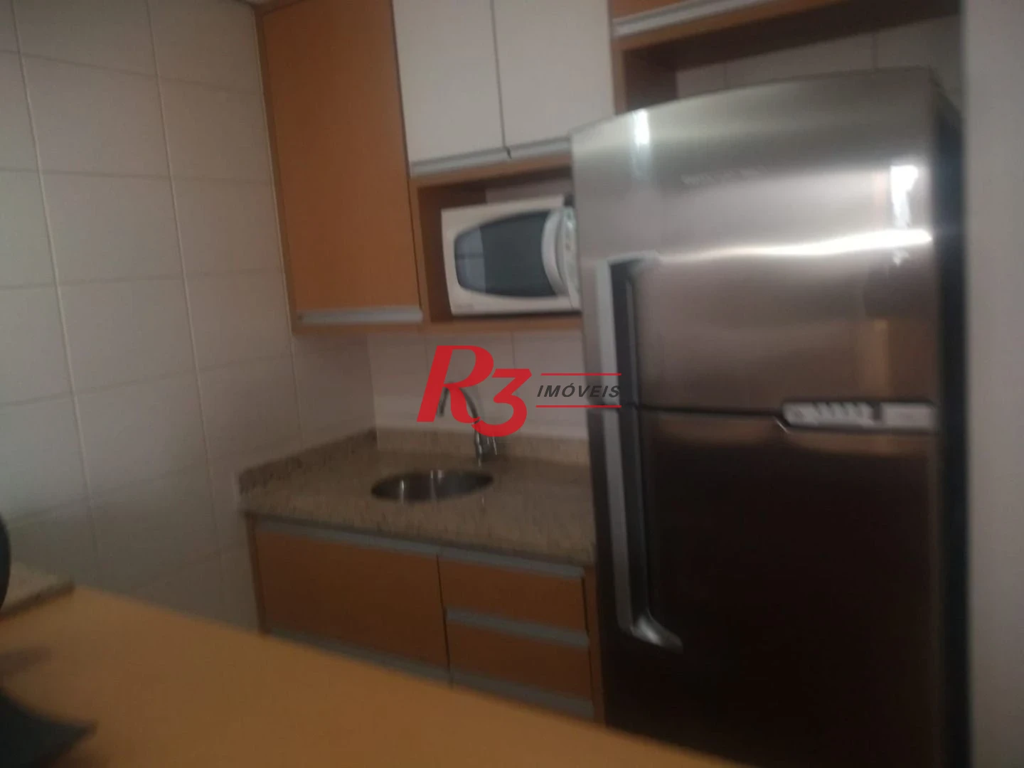 Flat com 1 dormitório à venda, 45 m² por R$ 515.000,00 - Boqueirão - Santos/SP