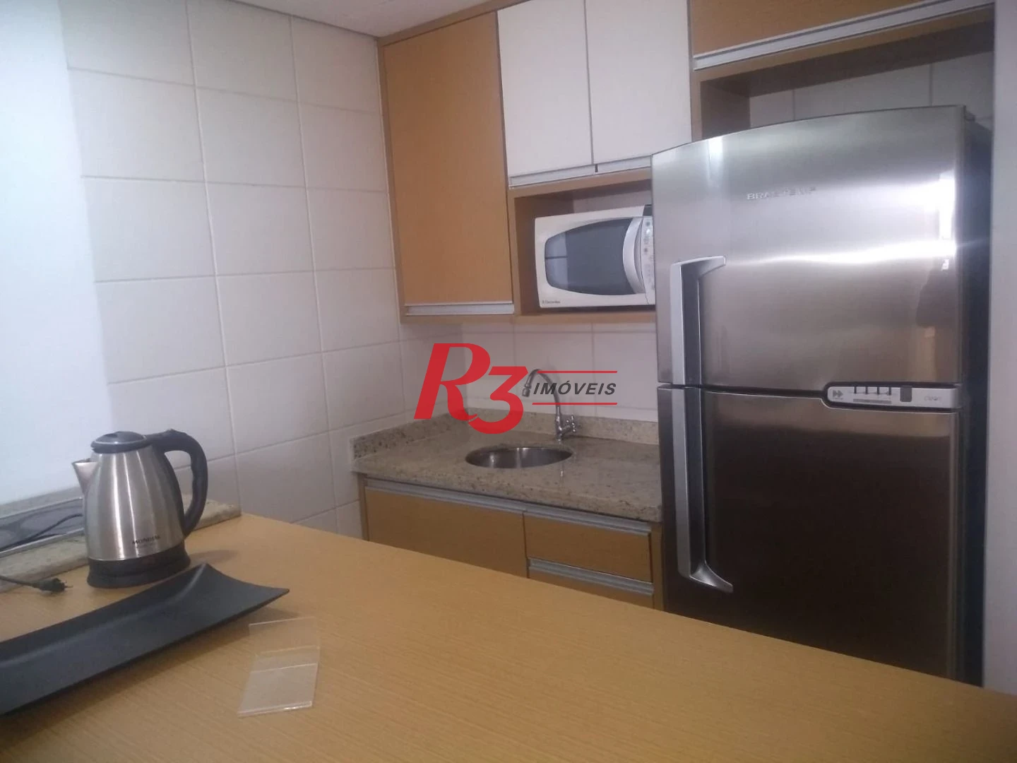 Flat com 1 dormitório à venda, 45 m² por R$ 515.000,00 - Boqueirão - Santos/SP