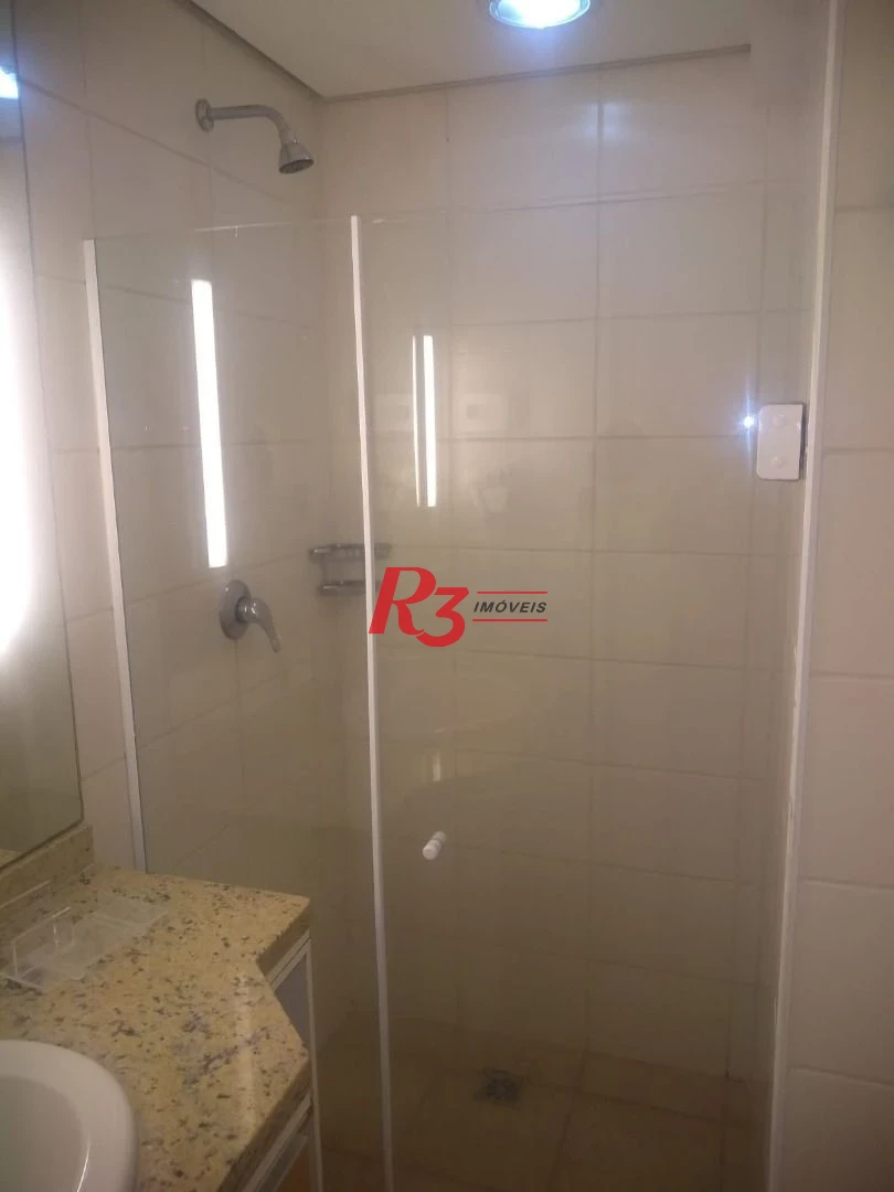 Flat com 1 dormitório à venda, 45 m² por R$ 515.000,00 - Boqueirão - Santos/SP