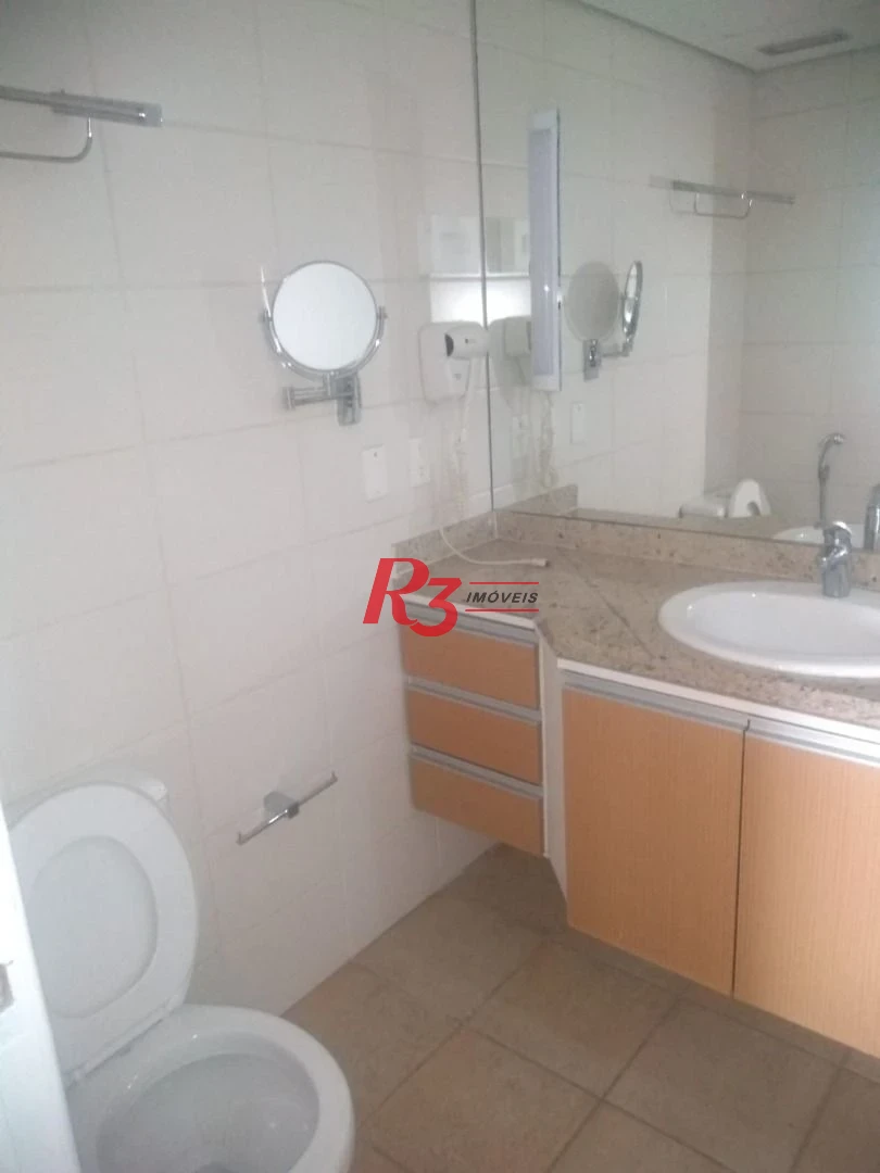Flat com 1 dormitório à venda, 45 m² por R$ 515.000,00 - Boqueirão - Santos/SP