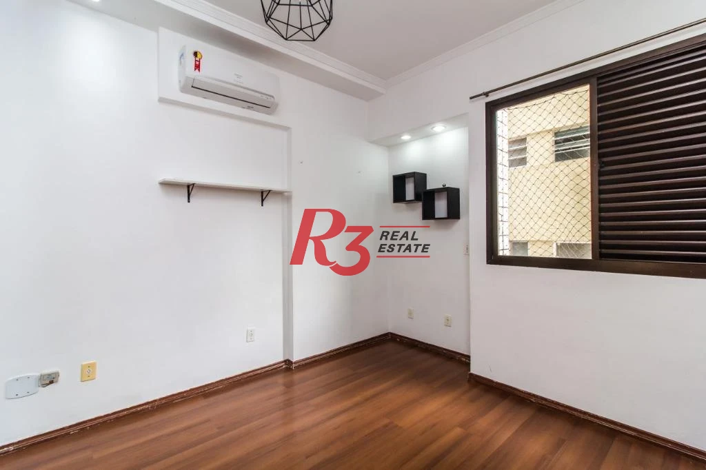 Apartamento com 3 dormitórios para alugar, 179 m² por R$ 11.000,02/mês - Gonzaga - Santos/SP