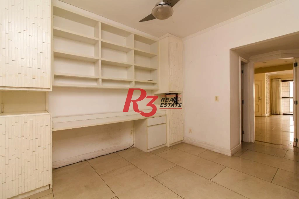 Apartamento com 3 dormitórios para alugar, 179 m² por R$ 11.000,02/mês - Gonzaga - Santos/SP