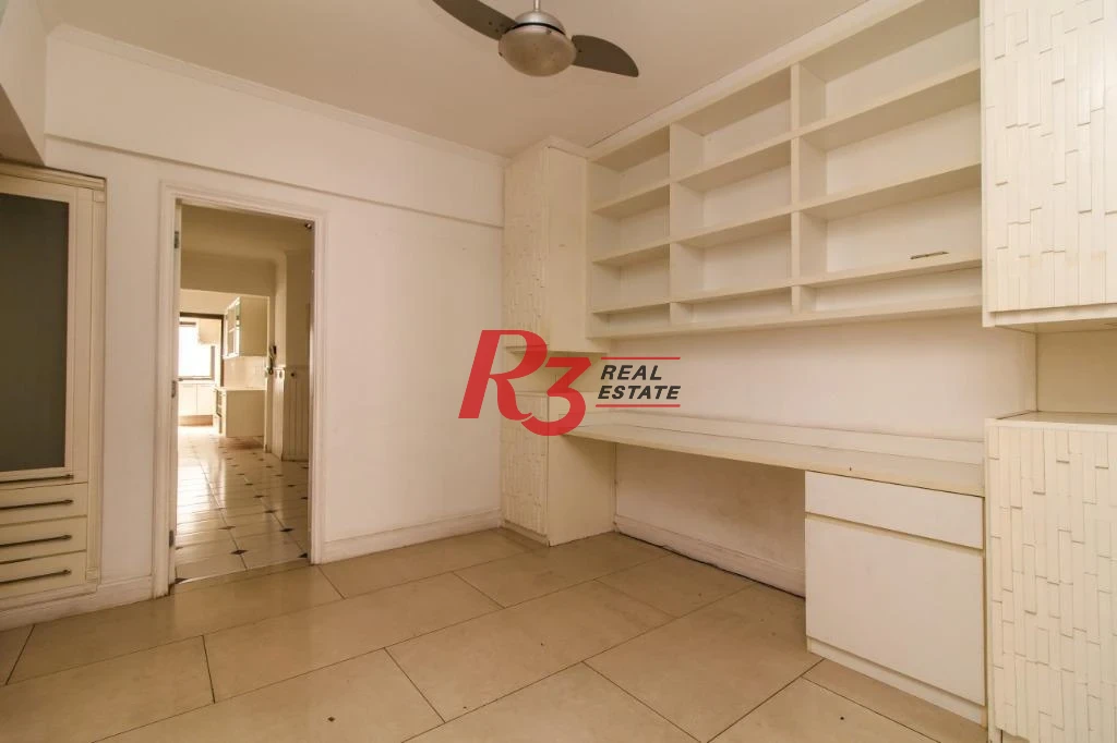 Apartamento com 3 dormitórios para alugar, 179 m² por R$ 11.000,02/mês - Gonzaga - Santos/SP