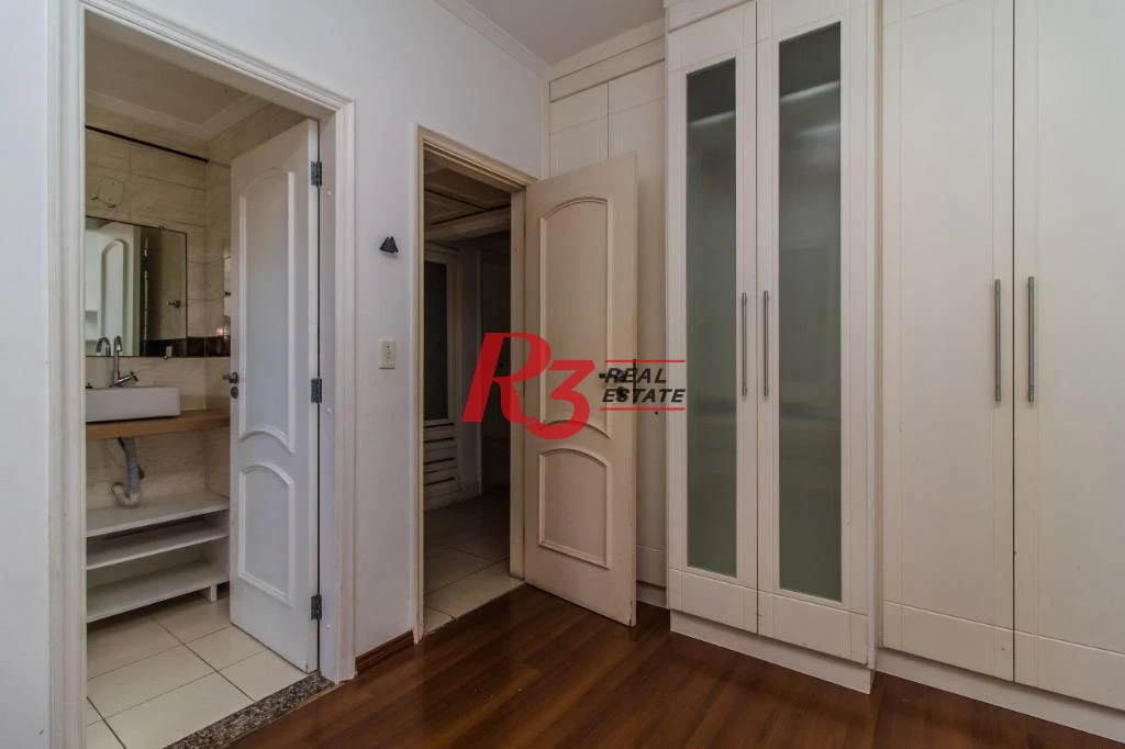 Apartamento com 3 dormitórios para alugar, 179 m² por R$ 11.000,02/mês - Gonzaga - Santos/SP