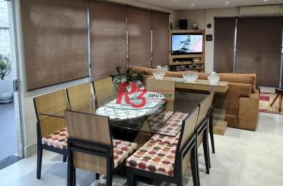 Cobertura com 3 dormitórios à venda, 300 m² por R$ 5.150.000,00 - Aparecida - Santos/SP