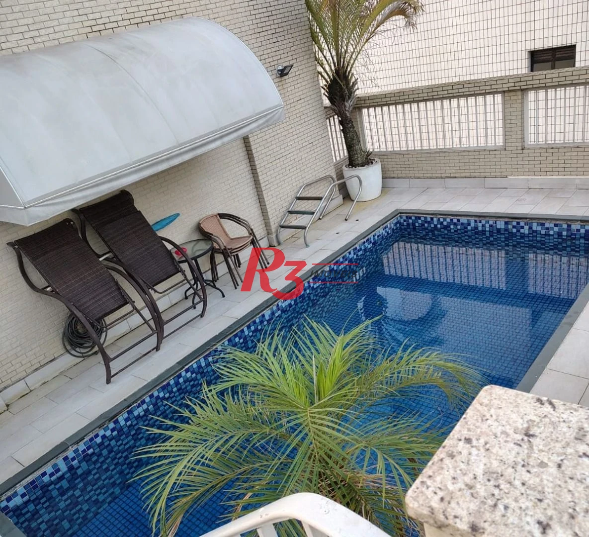 Cobertura com 3 dormitórios à venda, 300 m² por R$ 5.150.000,00 - Aparecida - Santos/SP