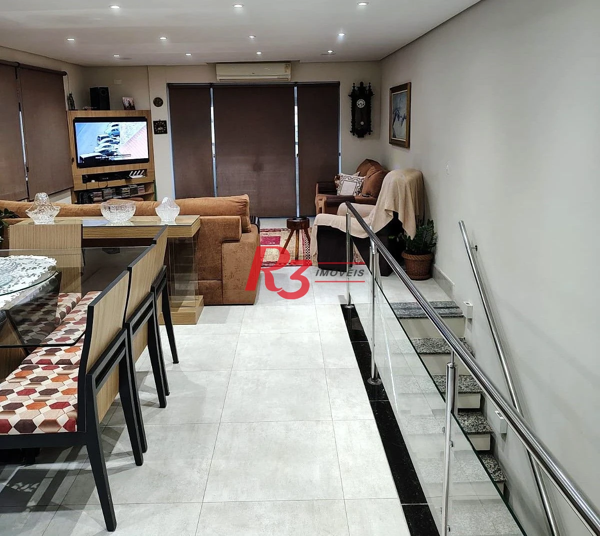 Cobertura com 3 dormitórios à venda, 300 m² por R$ 5.150.000,00 - Aparecida - Santos/SP