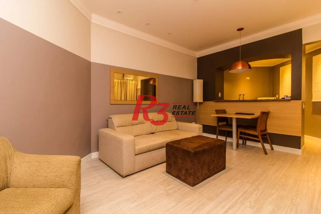 Flat à venda, 47 m² por R$ 440.000,00 - Gonzaga - Santos/SP