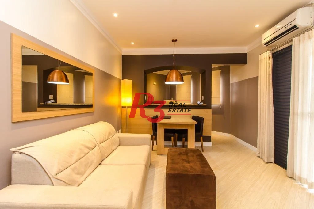 Flat à venda, 50 m² por R$ 450.000,00 - Gonzaga - Santos/SP