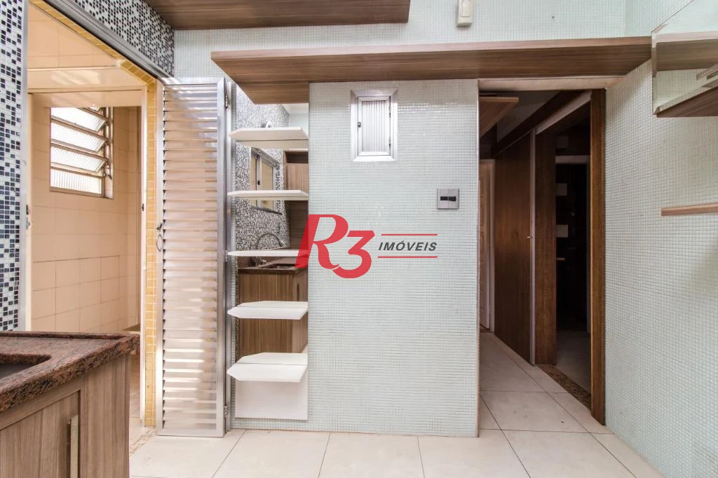 Apartamento com 2 dormitórios à venda, 80 m² por R$ 445.000,00 - Boqueirão - Santos/SP