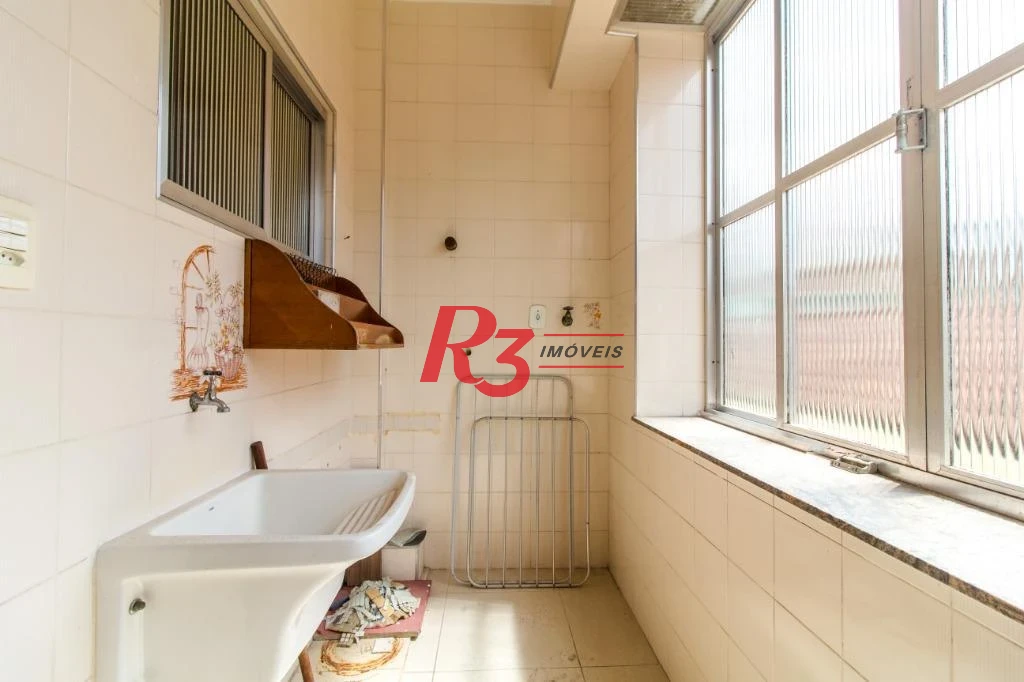 Apartamento com 2 dormitórios à venda, 80 m² por R$ 445.000,00 - Boqueirão - Santos/SP