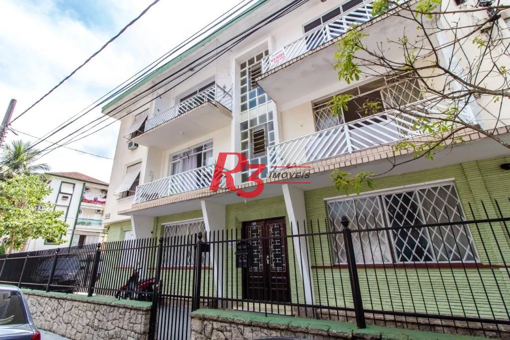 Apartamento com 2 dormitórios à venda, 80 m² por R$ 445.000,00 - Boqueirão - Santos/SP