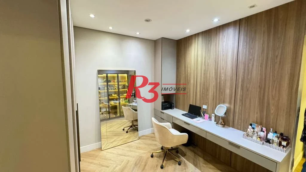 Apartamento com 4 dormitórios à venda, 360 m² por R$ 7.000.000,00 - Gonzaga - Santos/SP