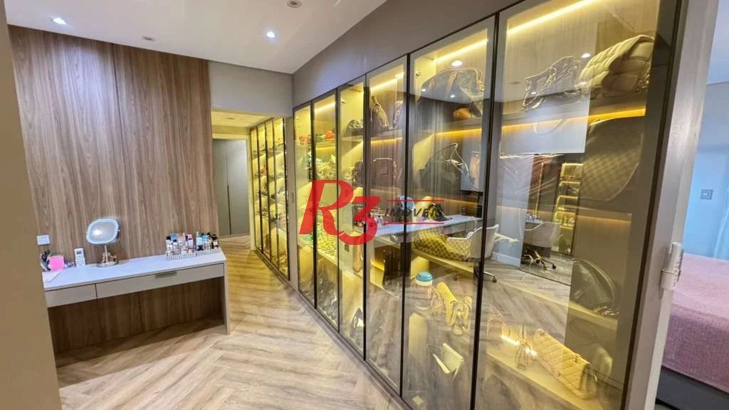 Apartamento com 4 dormitórios à venda, 360 m² por R$ 7.000.000,00 - Gonzaga - Santos/SP