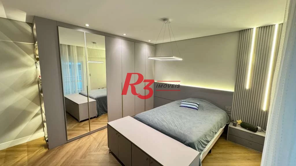 Apartamento com 4 dormitórios à venda, 360 m² por R$ 7.000.000,00 - Gonzaga - Santos/SP