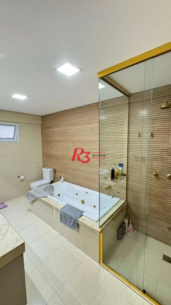 Apartamento com 4 dormitórios à venda, 360 m² por R$ 7.000.000,00 - Gonzaga - Santos/SP
