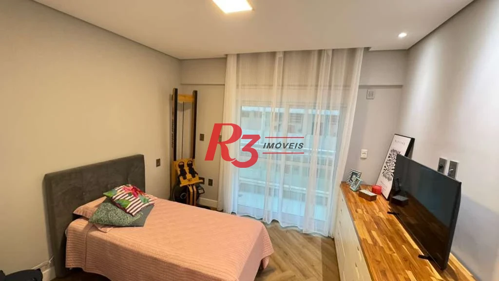 Apartamento com 4 dormitórios à venda, 360 m² por R$ 7.000.000,00 - Gonzaga - Santos/SP