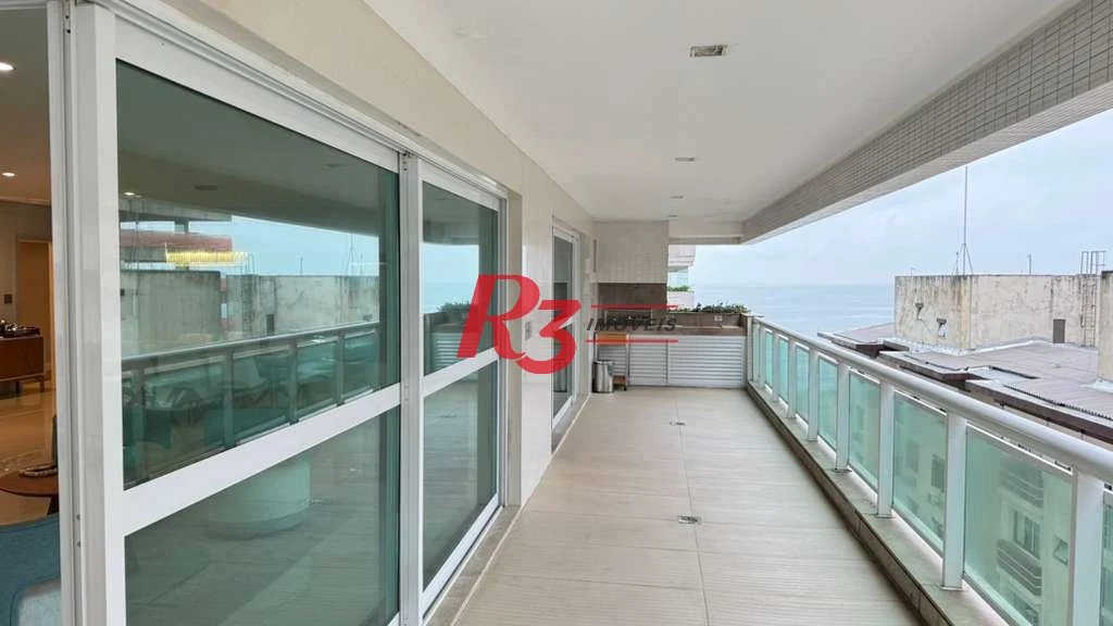Apartamento com 4 dormitórios à venda, 360 m² por R$ 7.000.000,00 - Gonzaga - Santos/SP