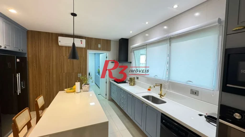 Apartamento com 4 dormitórios à venda, 360 m² por R$ 7.000.000,00 - Gonzaga - Santos/SP
