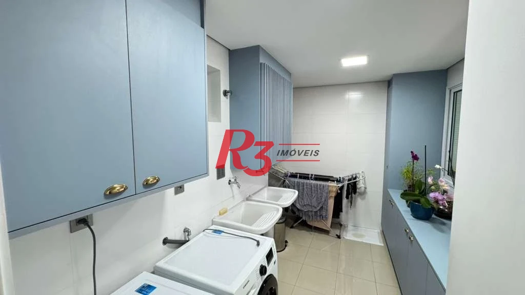 Apartamento com 4 dormitórios à venda, 360 m² por R$ 7.000.000,00 - Gonzaga - Santos/SP