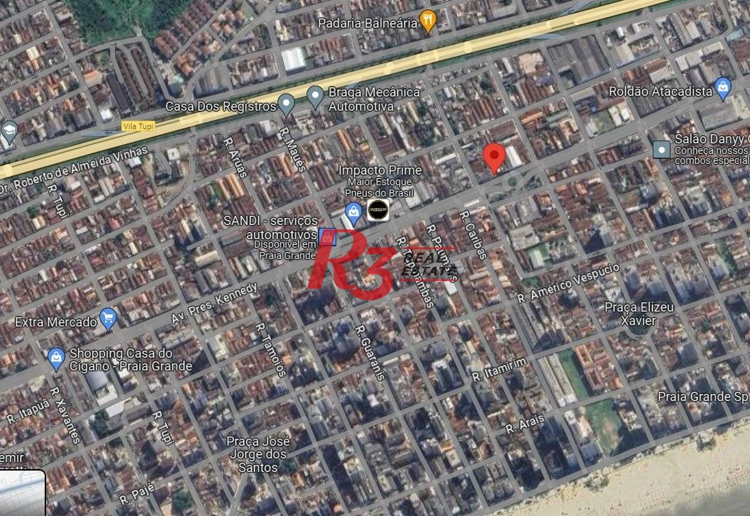 Terreno à venda, 500 m² por R$ 1.900.000,00 - Aviação - Praia Grande/SP
