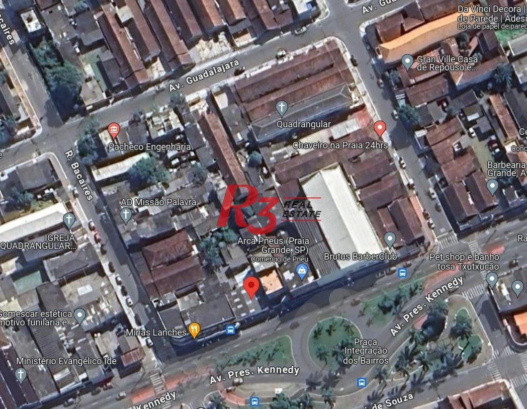 Terreno à venda, 500 m² por R$ 1.900.000,00 - Aviação - Praia Grande/SP