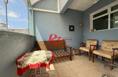 Sobraado em Villagio à Venda na Ponta da Praia Santos 4 Dormitórios 4 Vagas Reformada e Semi-Mobiliada