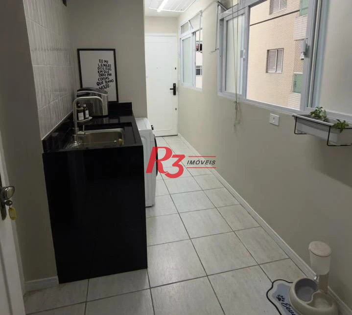 Apartamento com 3 dormitórios à venda, 133 m² por R$ 1.300.000,00 - Gonzaga - Santos/SP