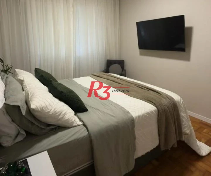 Apartamento com 3 dormitórios à venda, 133 m² por R$ 1.300.000,00 - Gonzaga - Santos/SP