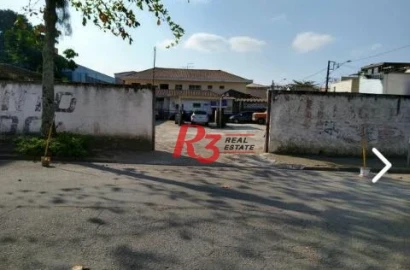 Terreno à venda, 1054 m² por R$ 4.900.000,00 - Macuco - Santos/SP