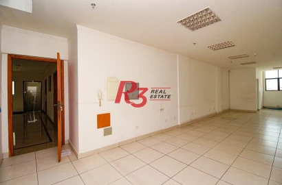 Sala para alugar, 65 m²- Centro - Santos/SP
