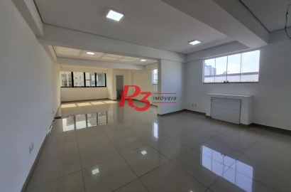 Sala para alugar, 51 m² por R$ 2.900,02/mês - Embaré - Santos/SP