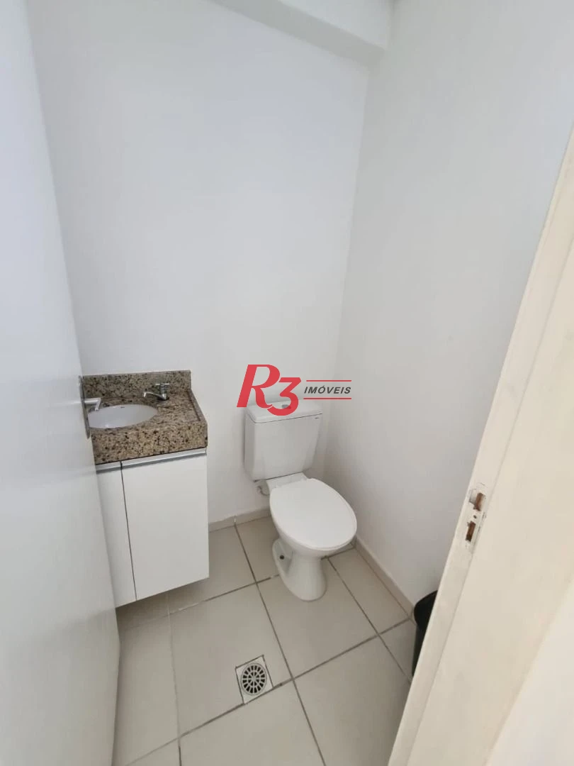 Sala para alugar, 51 m² por R$ 2.900,02/mês - Embaré - Santos/SP