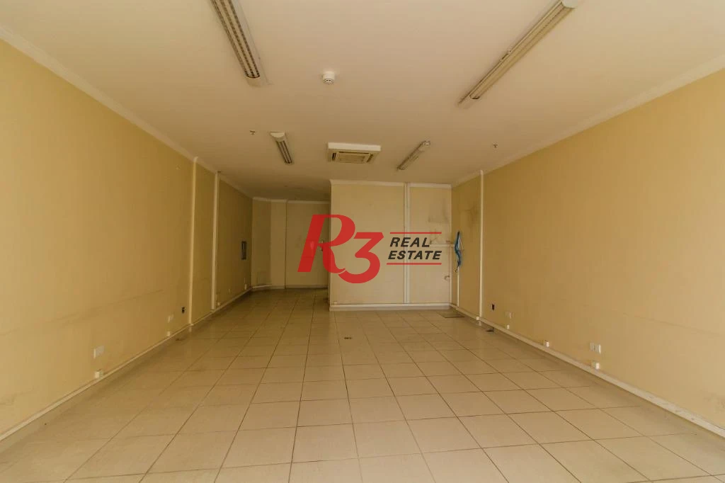 Sala para alugar, 75 m²  - Centro - Santos/SP