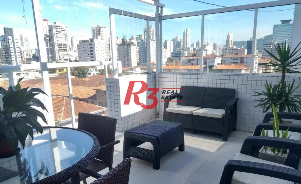 Cobertura à venda, 169 m² por R$ 1.450.000,00 - Boqueirão - Santos/SP