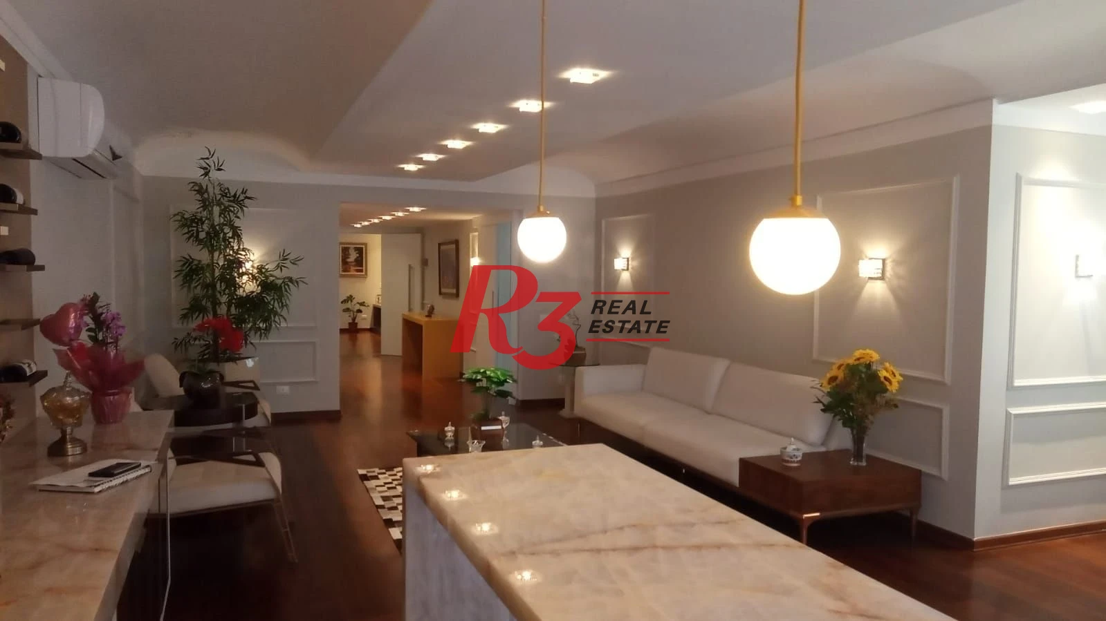 Apartamento com 3 dormitórios, 270 m² - venda por R$ 2.450.000,00 ou aluguel por R$ 25.000,00/mês - Boqueirão - Santos/SP