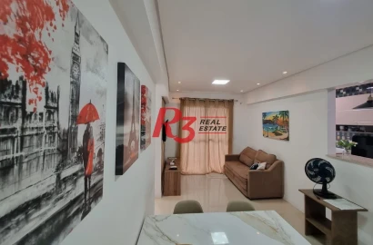 Oportunidade à venda no José Menino! Porteira fechada, 2 quartos,sacada vista livre,  1 vaga, lazer com piscina e academia, andar alto, portaria 24h!