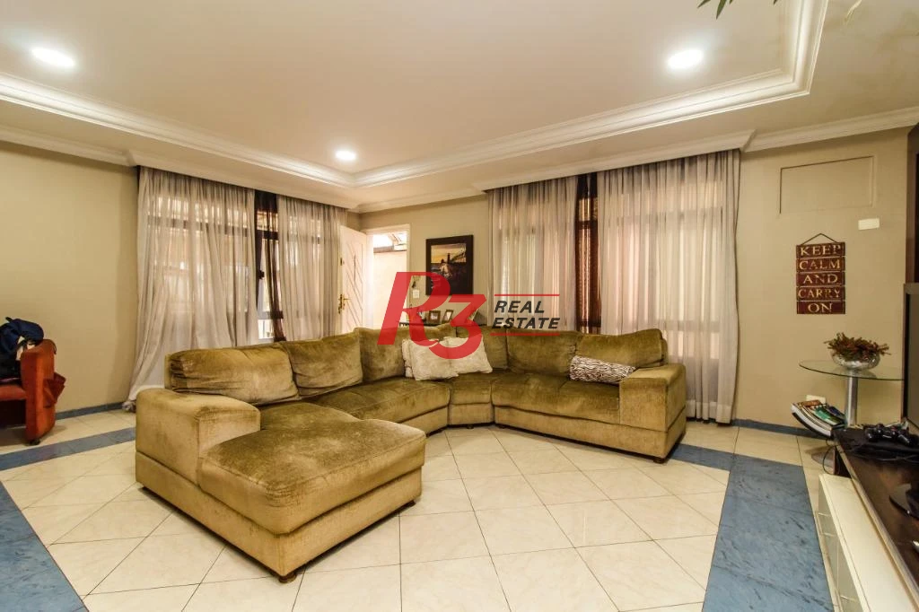 Casa com 3 dormitórios à venda, 180 m² - Ponta da Praia - Santos/SP
