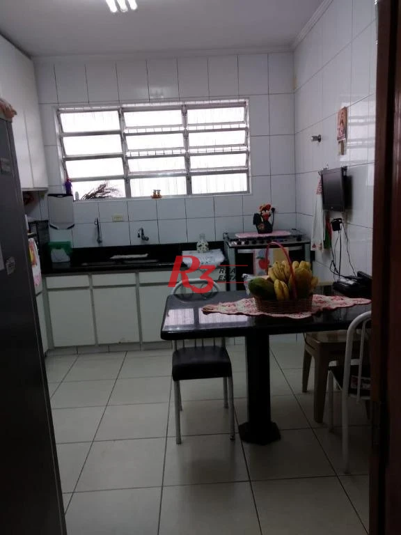 Sobrado com 3 dormitórios à venda, 163 m² - Marapé - Santos/SP