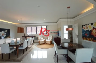 Apartamento com 4 dormitórios à venda, 275 m² por R$ 2.990.000,00 - Boqueirão - Santos/SP
