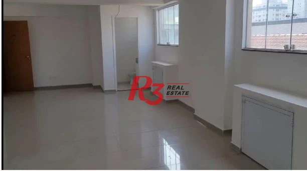 Sala para alugar, 42 m² por R$ 2.500,00/mês - Embaré - Santos/SP