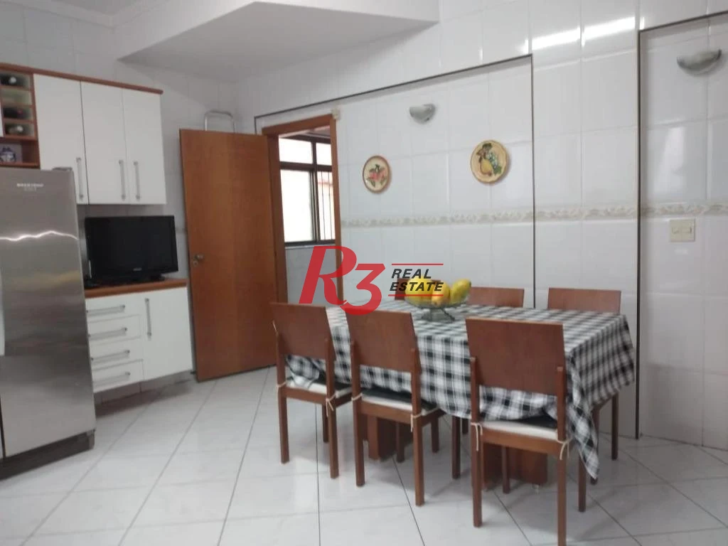 Casa Tríplex  à venda com 4 dormitórios, piscina, churrasqueira,  237 m² - Campo Grande - Santos/SP