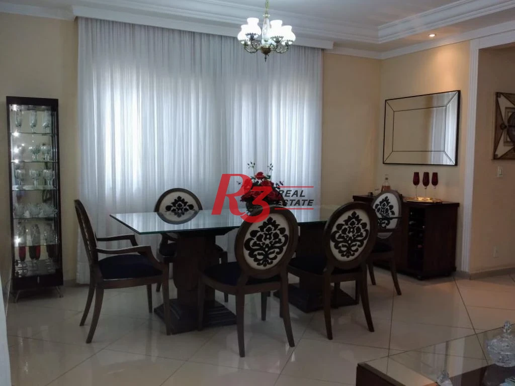 Casa Tríplex  à venda com 4 dormitórios, piscina, churrasqueira,  237 m² - Campo Grande - Santos/SP