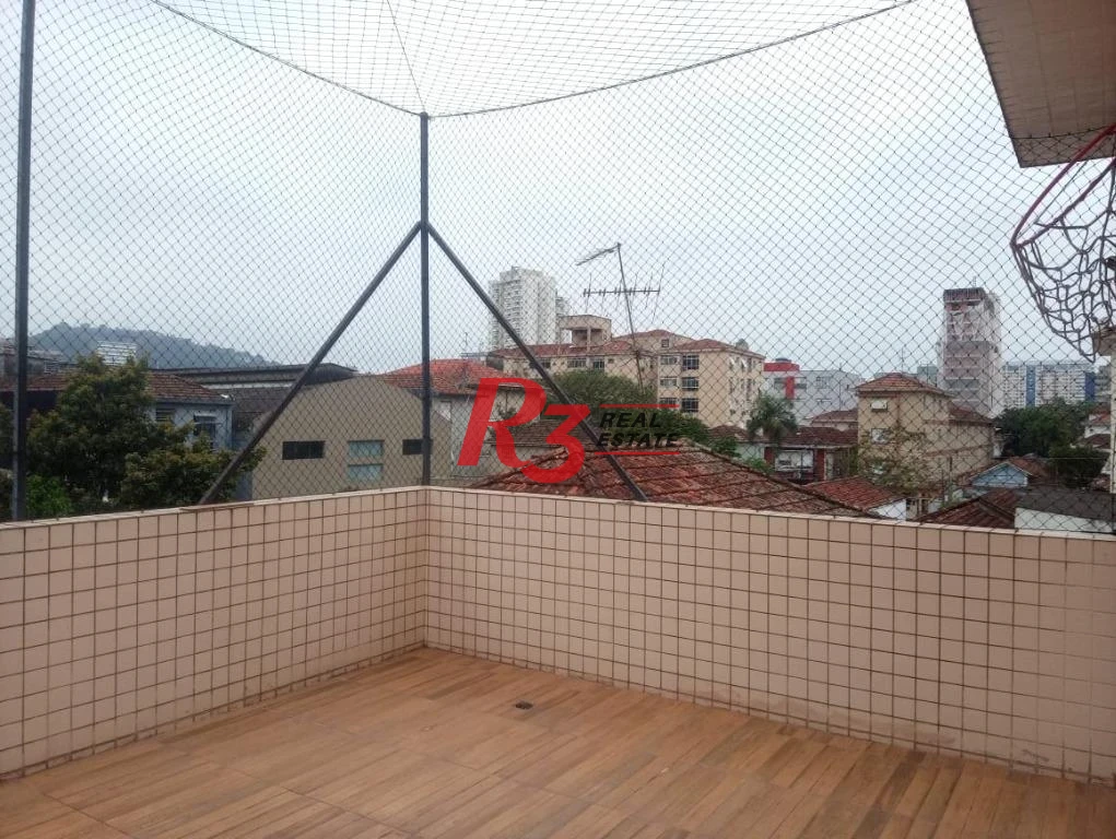 Casa Tríplex  à venda com 4 dormitórios, piscina, churrasqueira,  237 m² - Campo Grande - Santos/SP