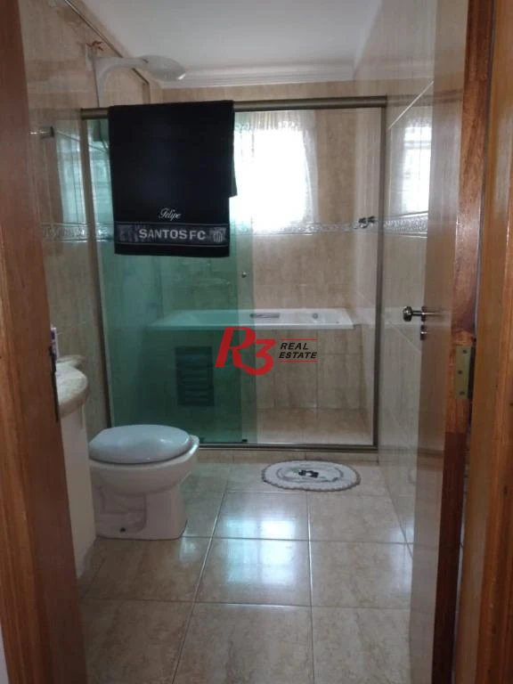 Casa Tríplex  à venda com 4 dormitórios, piscina, churrasqueira,  237 m² - Campo Grande - Santos/SP