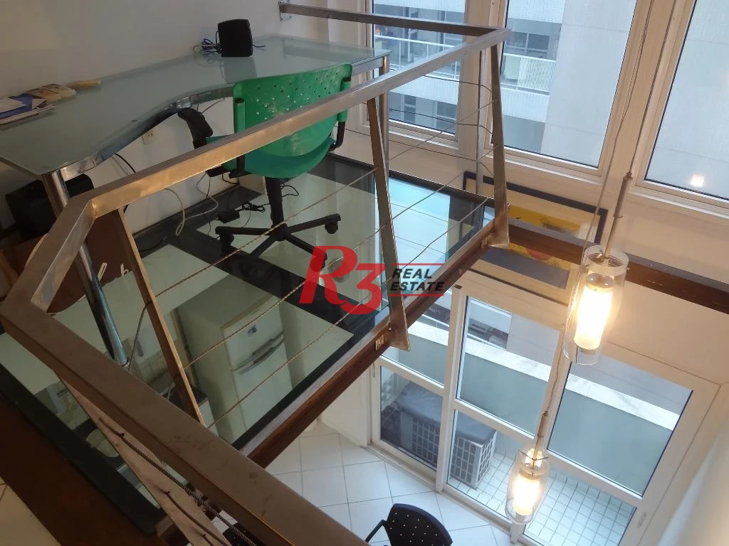 Loft para alugar, 72 m² por R$ 5.800,00/mês - Gonzaga - Santos/SP